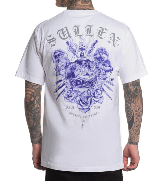 SULLEN CLOTHING LOWBO STANDARD WHITE T-SHIRT