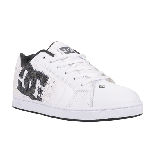 DC SHOES NET WHITE GREY BLACK TRAINERS