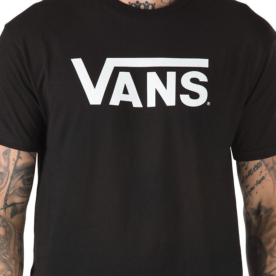 VANS CLASSIC LOGO BLACK & WHITE T-SHIRT