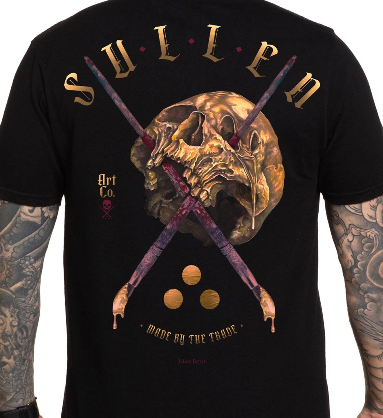 SULLEN CLOTHING GOLDEN SKULL PREMIUM T-SHIRT
