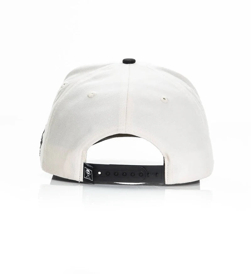 SULLEN CLOTHING MTS BRUSH WHITE & BLACK SNAPBACK CAP