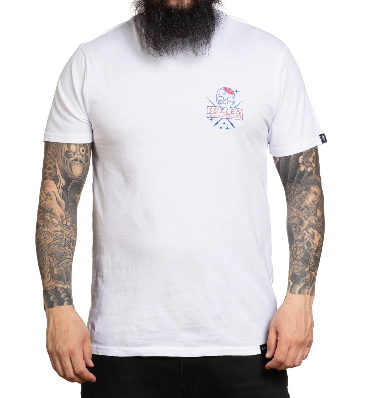 SULLEN CLOTHING DEATH ANGEL WHITE PREMIUM T-SHIRT