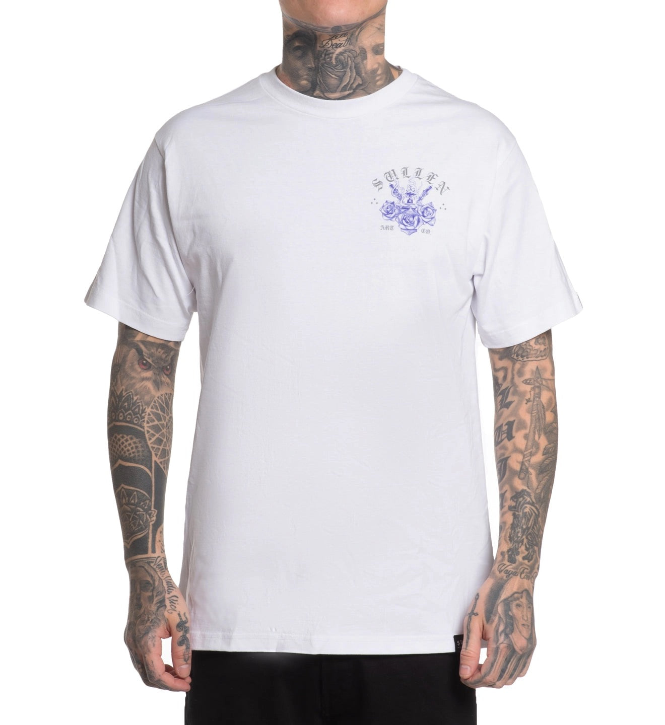 SULLEN CLOTHING LOWBO STANDARD WHITE T-SHIRT