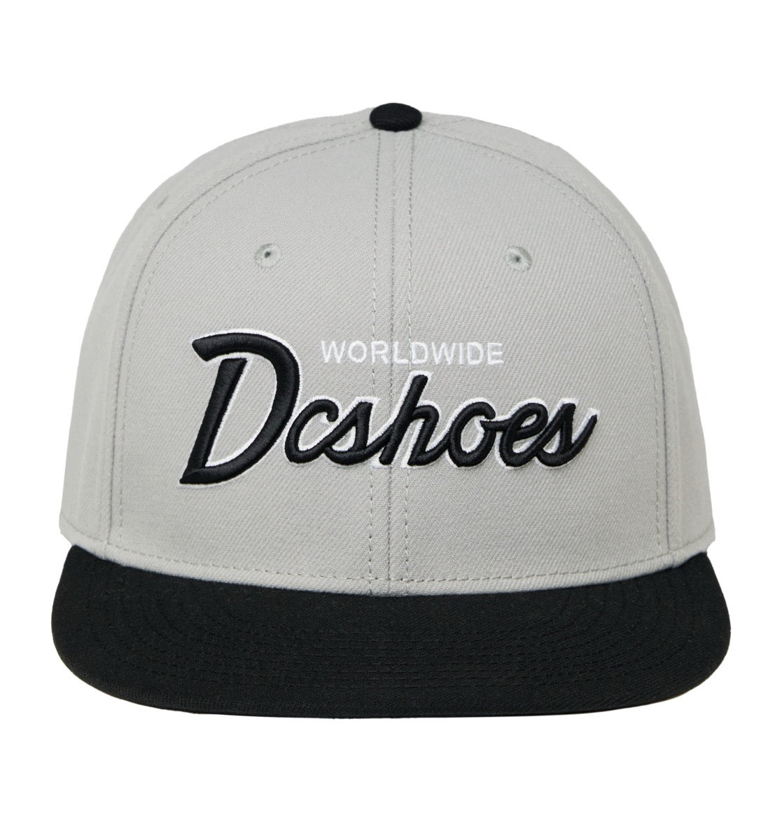 DC SHOES TAILGATE HIGHRISE GREY & BLACK SNAPBACK CAP