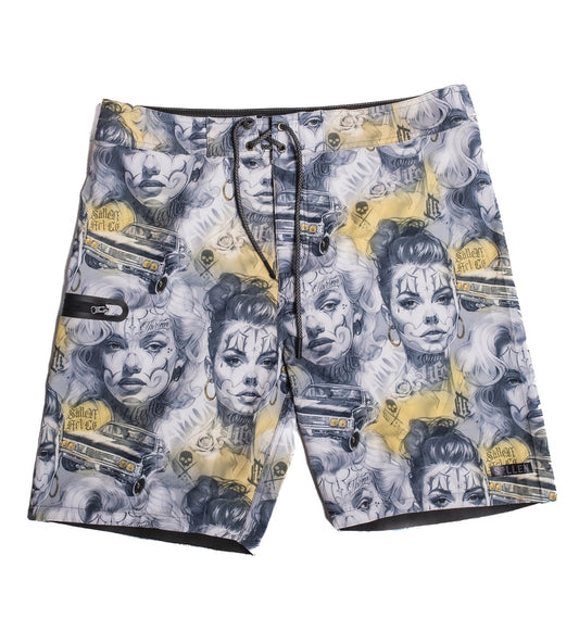 SULLEN CLOTHING DOUBLES 20" BOARDSHORTS