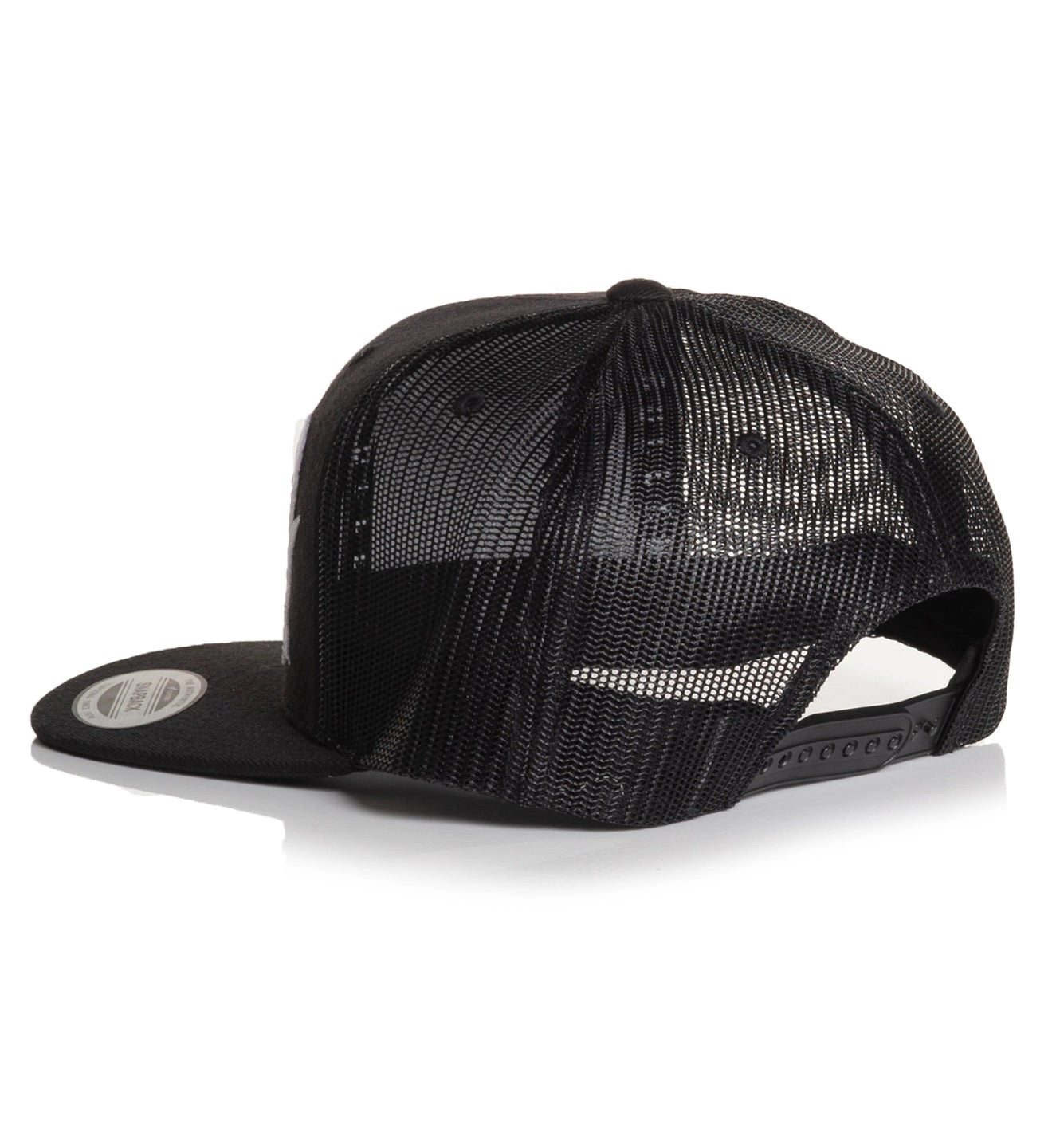 SULLEN CLOTHING HOOK BLACK TRUCKER HAT SNAPBACK CAP