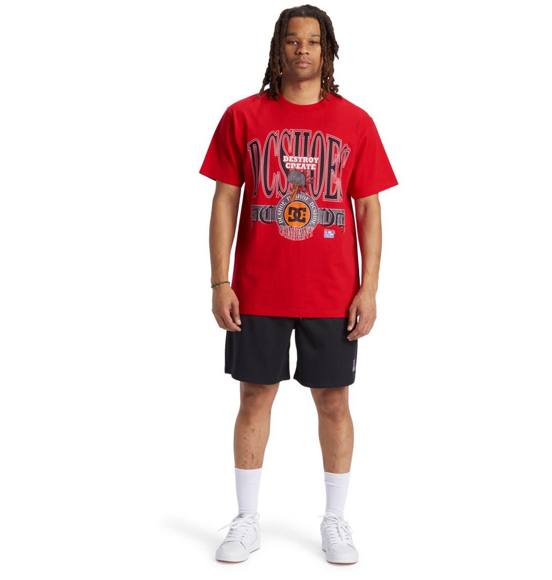 DC SHOES SHY TOWN T-SHIRT RACING RED