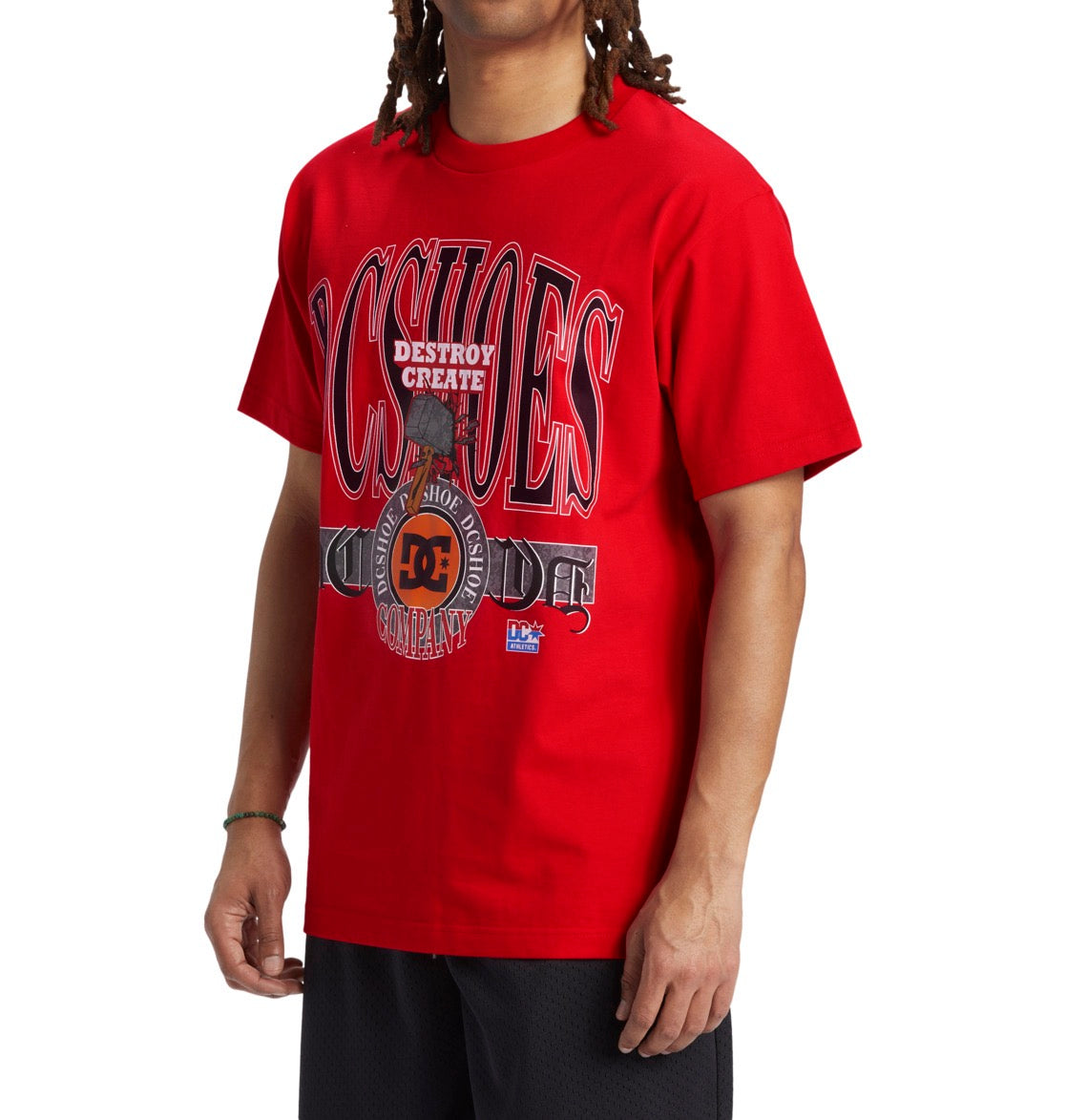 DC SHOES SHY TOWN T-SHIRT RACING RED