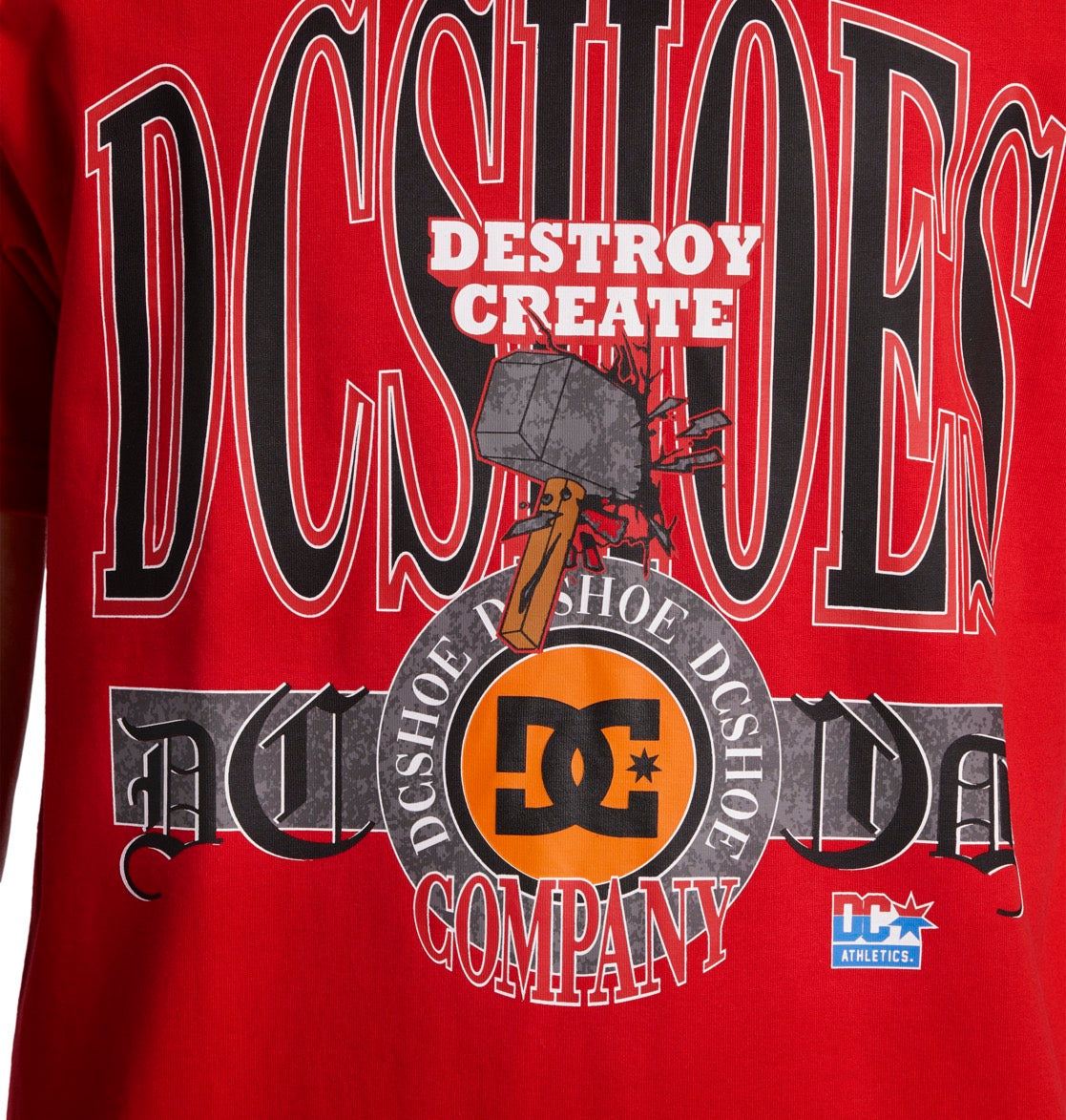 DC SHOES SHY TOWN T-SHIRT RACING RED