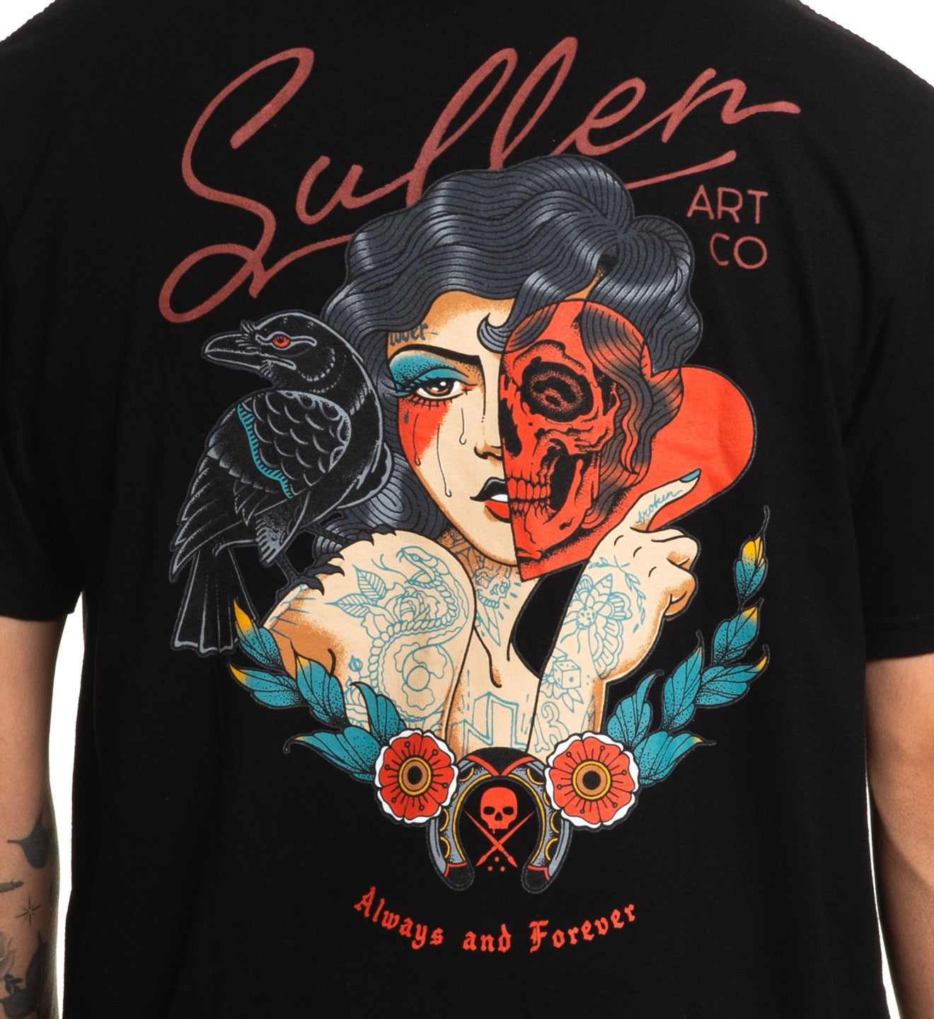 SULLEN CLOTHING ALWAYS BLACK PREMIUM T-SHIRT