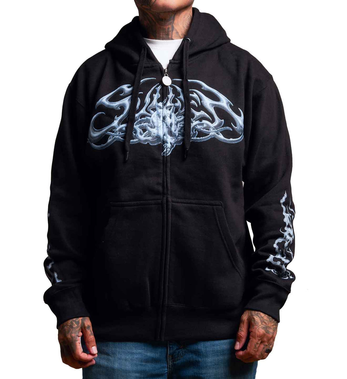 SULLEN CLOTHING KYLE ADAMS ZIP UP HOODIE