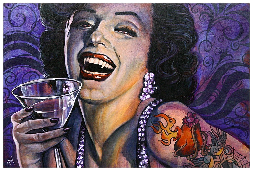 MARILYN NOIR ART PRINT