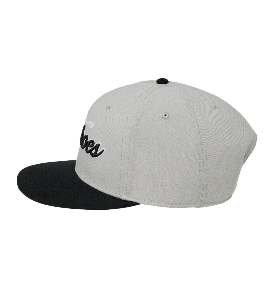 DC SHOES TAILGATE HIGHRISE GREY & BLACK SNAPBACK CAP