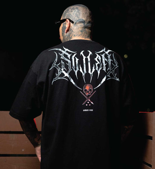 SULLEN CLOTHING ROMAN SKULL "1 TON" OVERSIZED PREMIUM HEAVYWEIGHT T-SHIRT