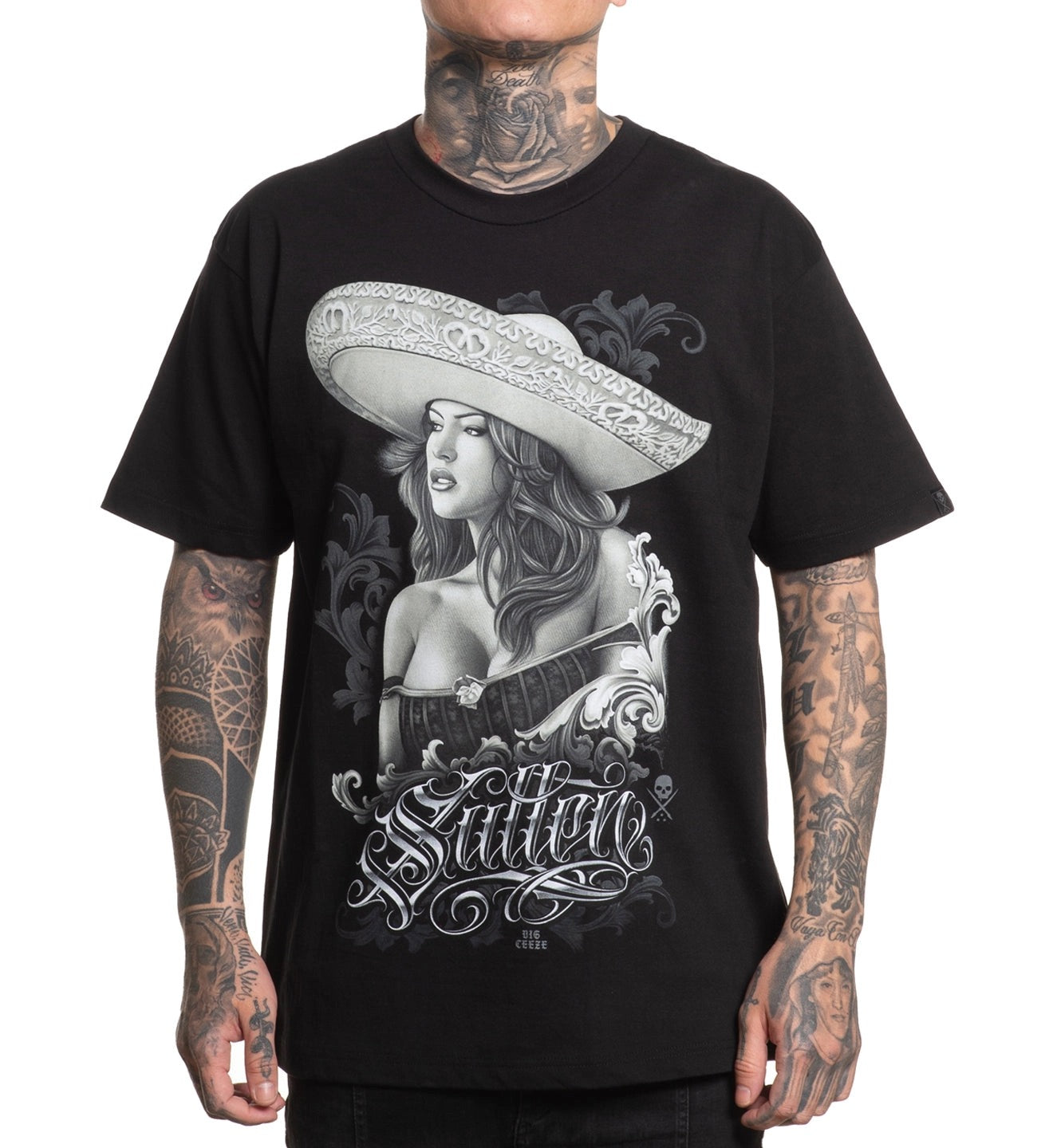 SULLEN CLOTHING BIG CEEZE "MAX WEIGHT" 9 OZ T-SHIRT