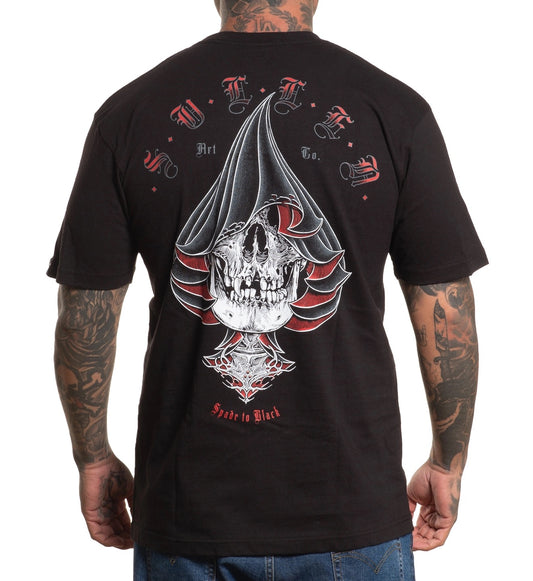 SULLEN CLOTHING SPADE TO BLACK STANDARD T-SHIRT