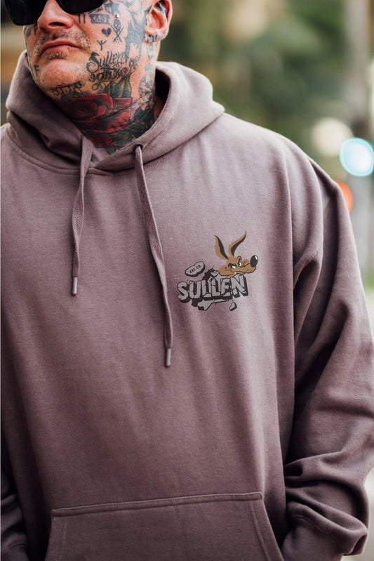 SULLEN CLOTHING TATTOO REMOVAL GREY PULLOVER HOODIE