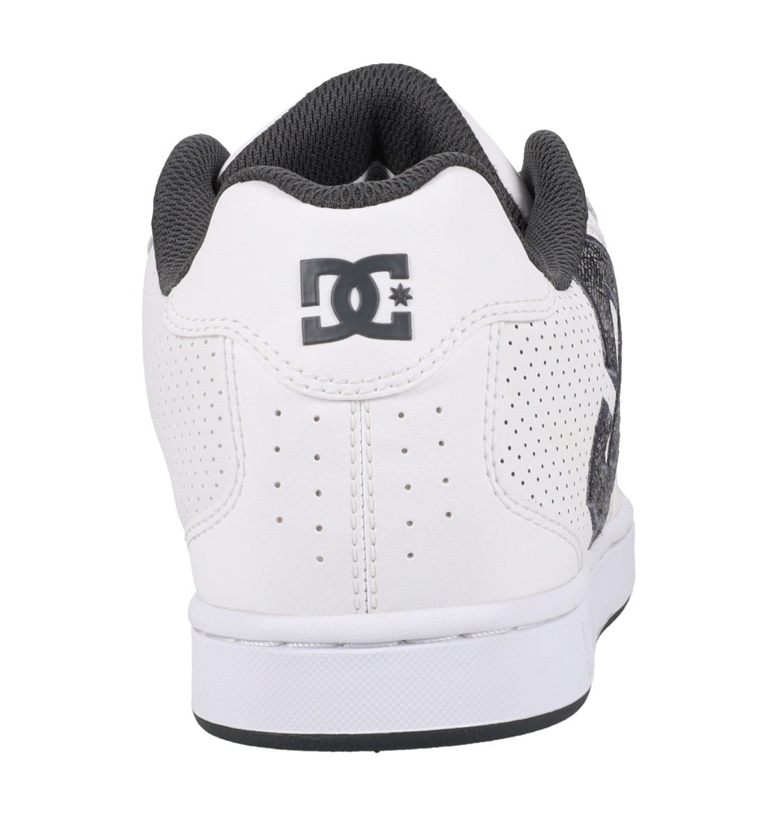 DC SHOES NET WHITE GREY BLACK TRAINERS