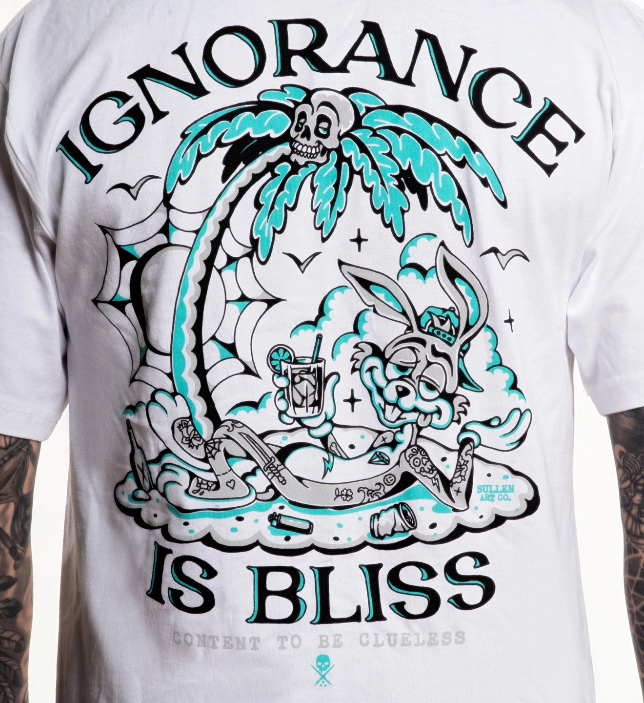 SULLEN CLOTHING BLISS WHITE STANDARD T-SHIRT