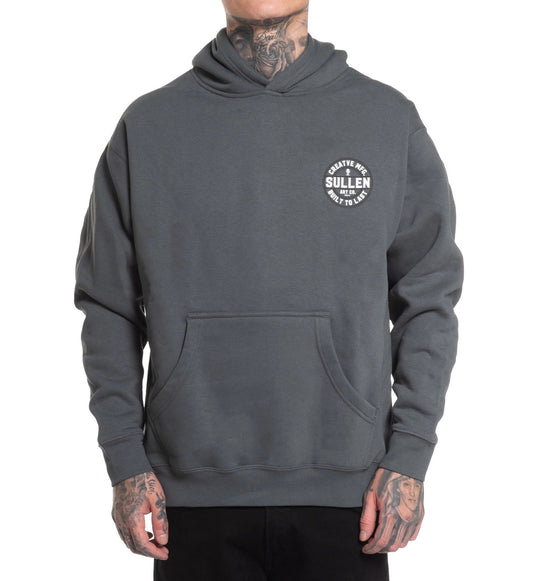 SULLEN CLOTHING CREATIVE CORP SPACE GREY PULLOVER HOODIE