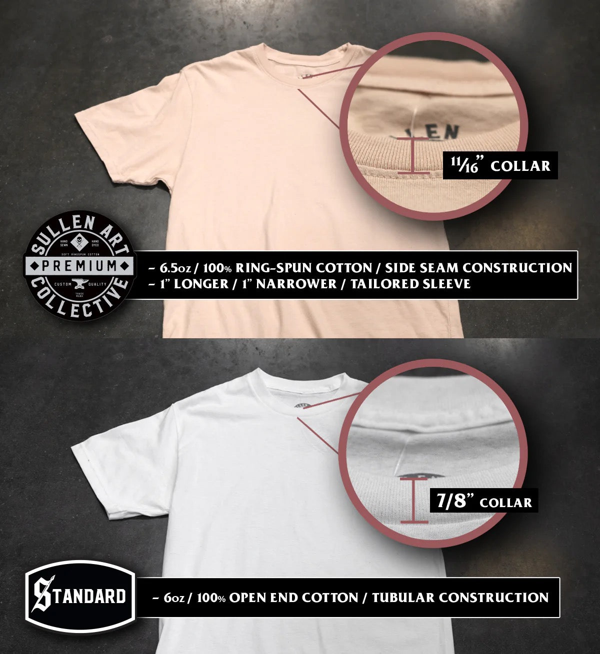 SULLEN CLOTHING RIP IN PARADISE WHITE STANDARD T-SHIRT