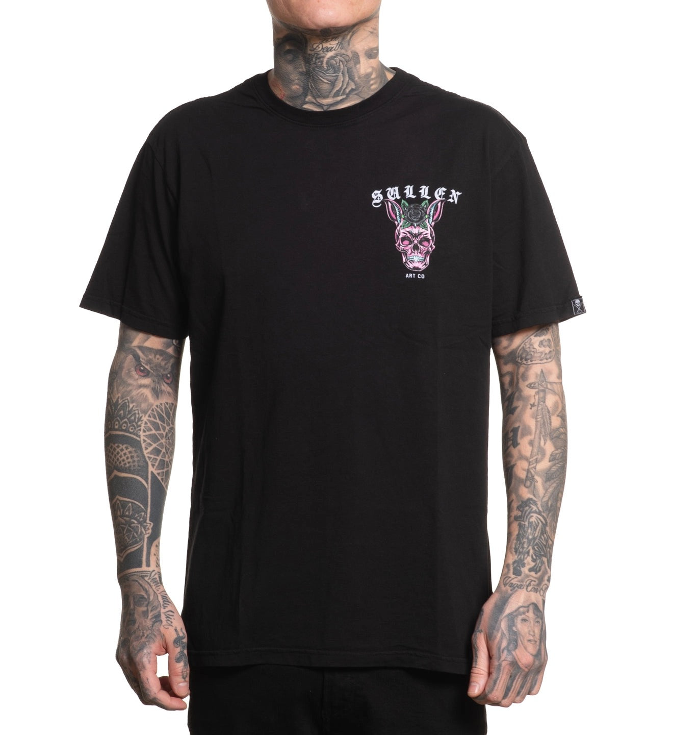 SULLEN CLOTHING SKULL BUNNY BLACK PREMIUM T-SHIRT
