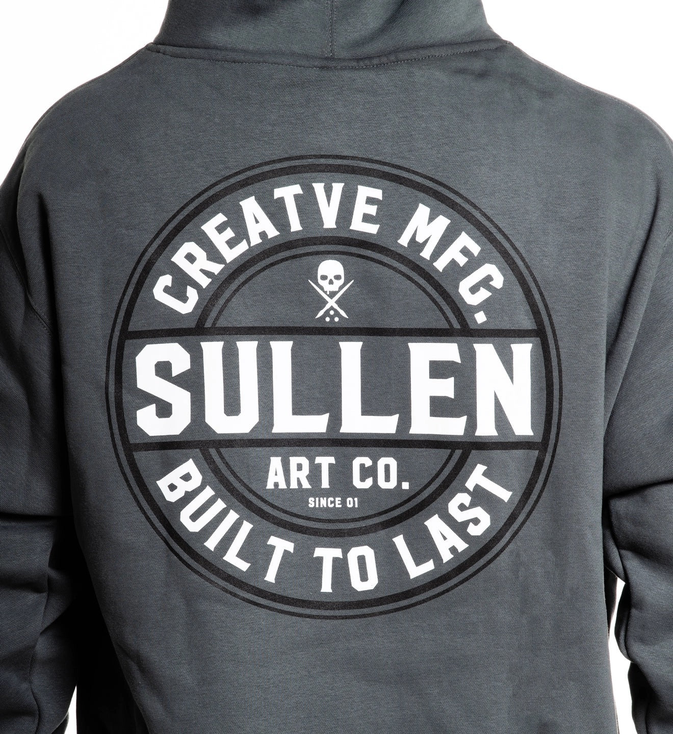 SULLEN CLOTHING CREATIVE CORP SPACE GREY PULLOVER HOODIE