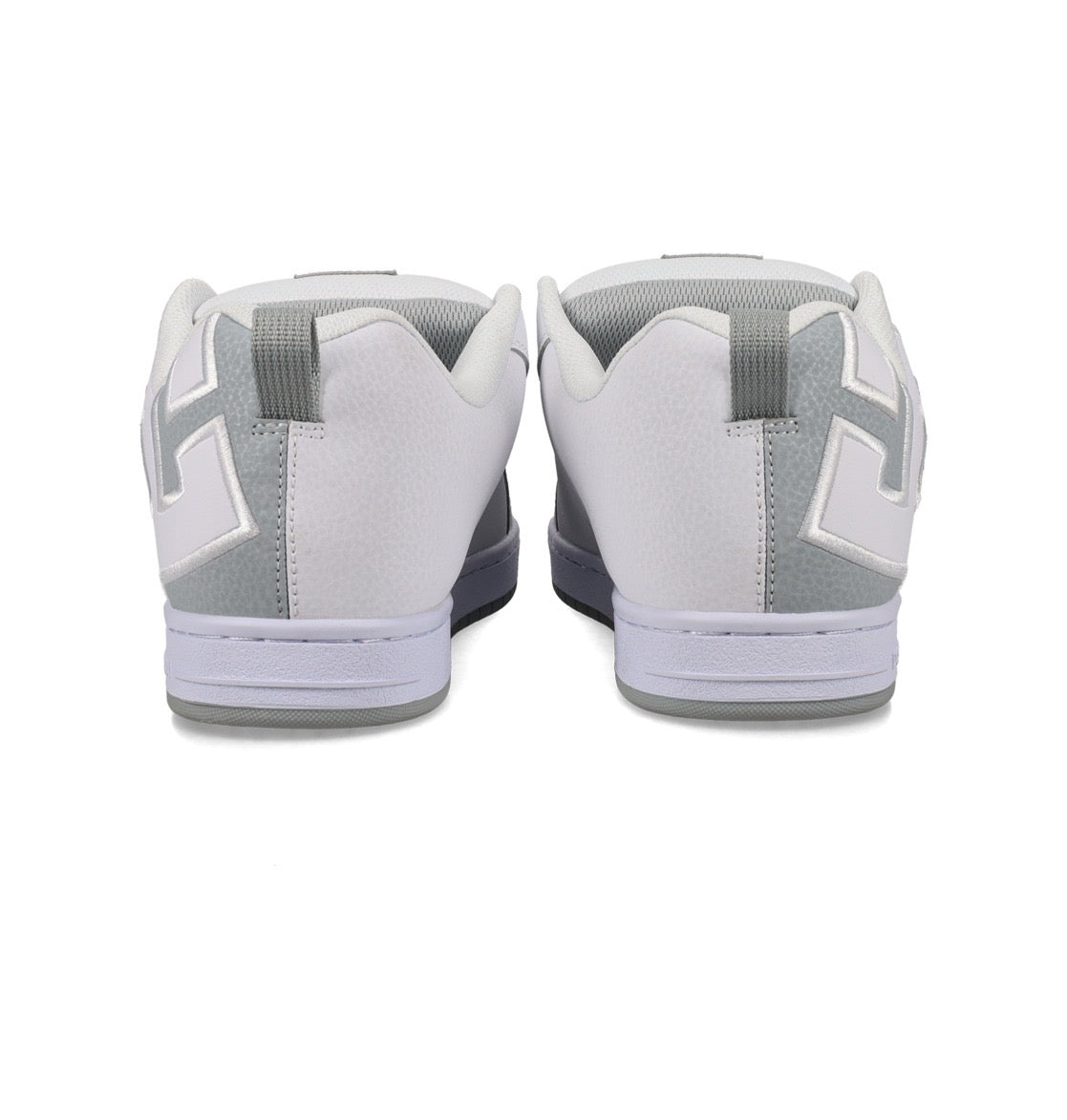 DC SHOES COURT GRAFFIK WHITE GREY TRAINERS