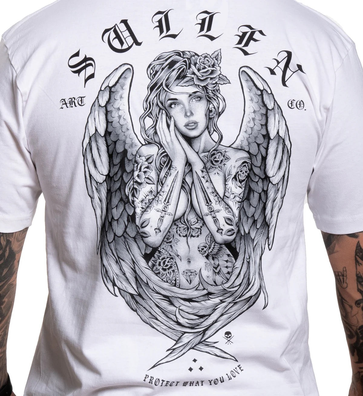 SULLEN CLOTHING DREAM ANGEL WHITE STANDARD T-SHIRT
