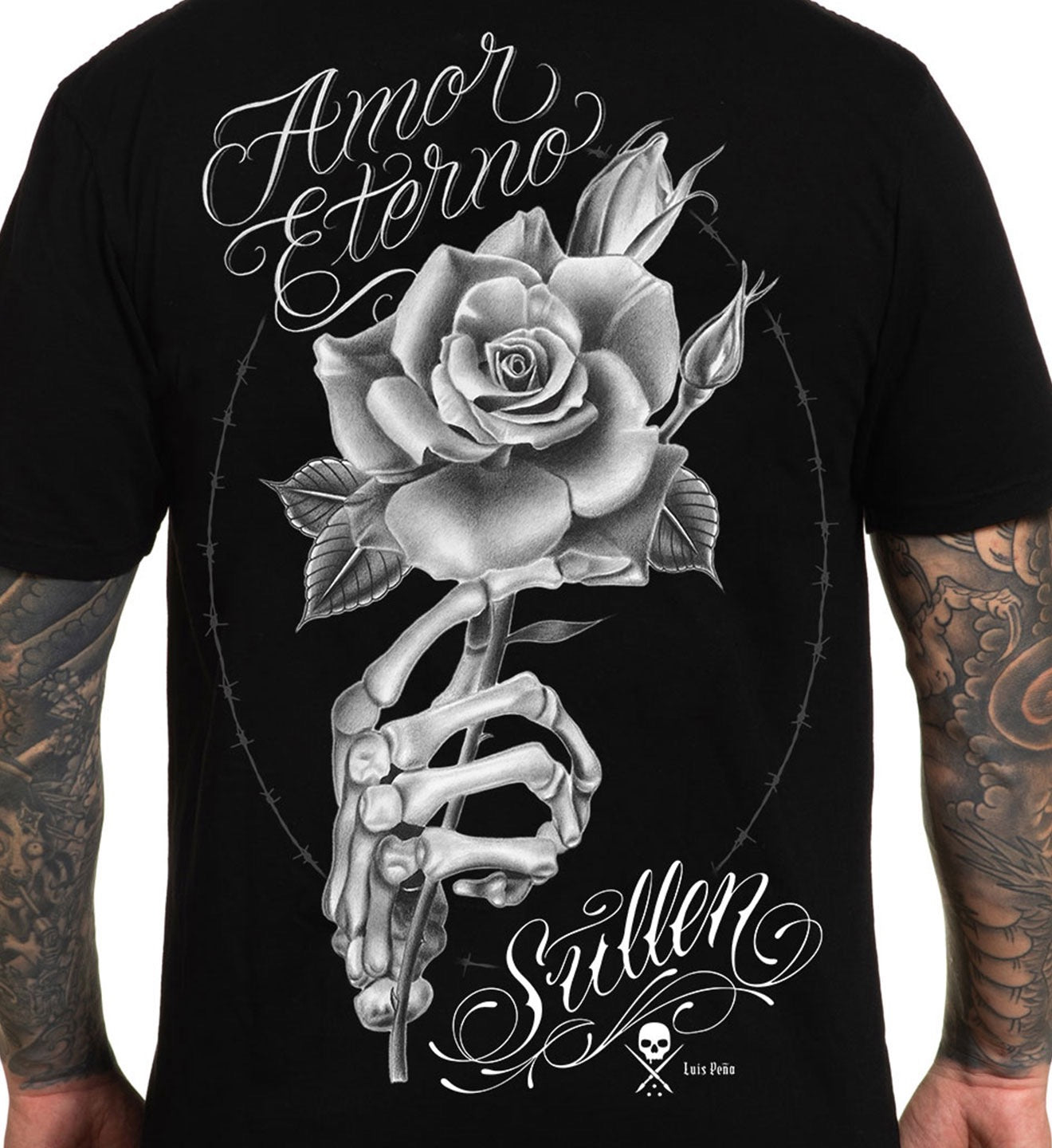 SULLEN CLOTHING AMOR ETERNO JET BLACK PREMIUM T-SHIRT