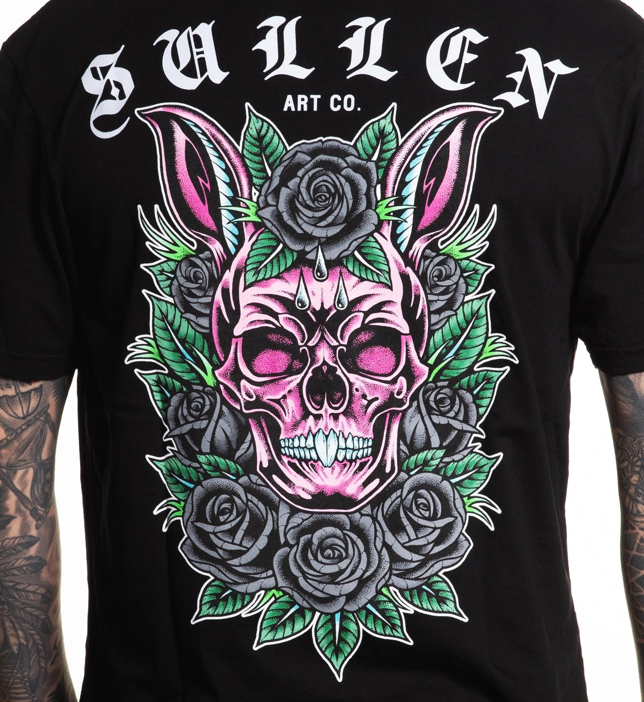 SULLEN CLOTHING SKULL BUNNY BLACK PREMIUM T-SHIRT