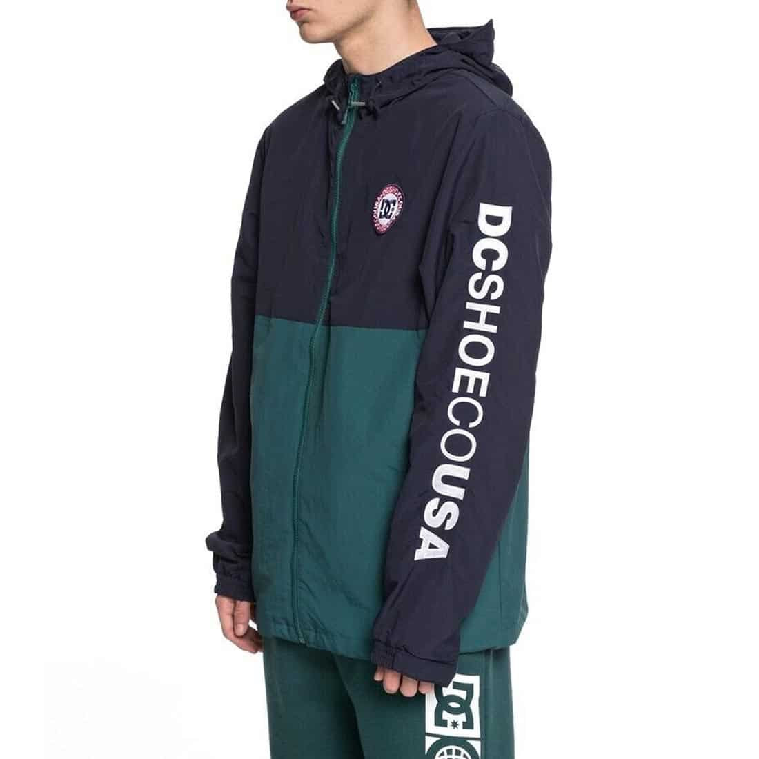 DC SHOES BAH WAY BLOCK NAVY & GREEN JACKET