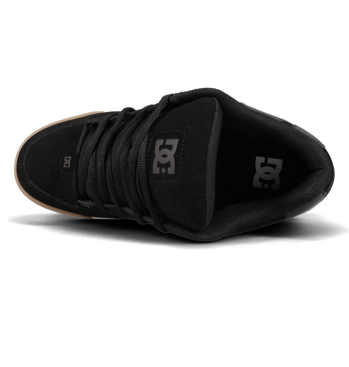 DC SHOES COMMAND BLACK GUM TRAINERS