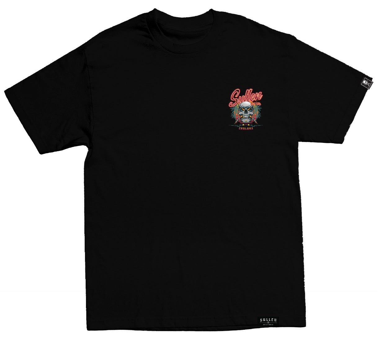 SULLEN CLOTHING DOUBLE TROUBLE BLACK PREMIUM T-SHIRT