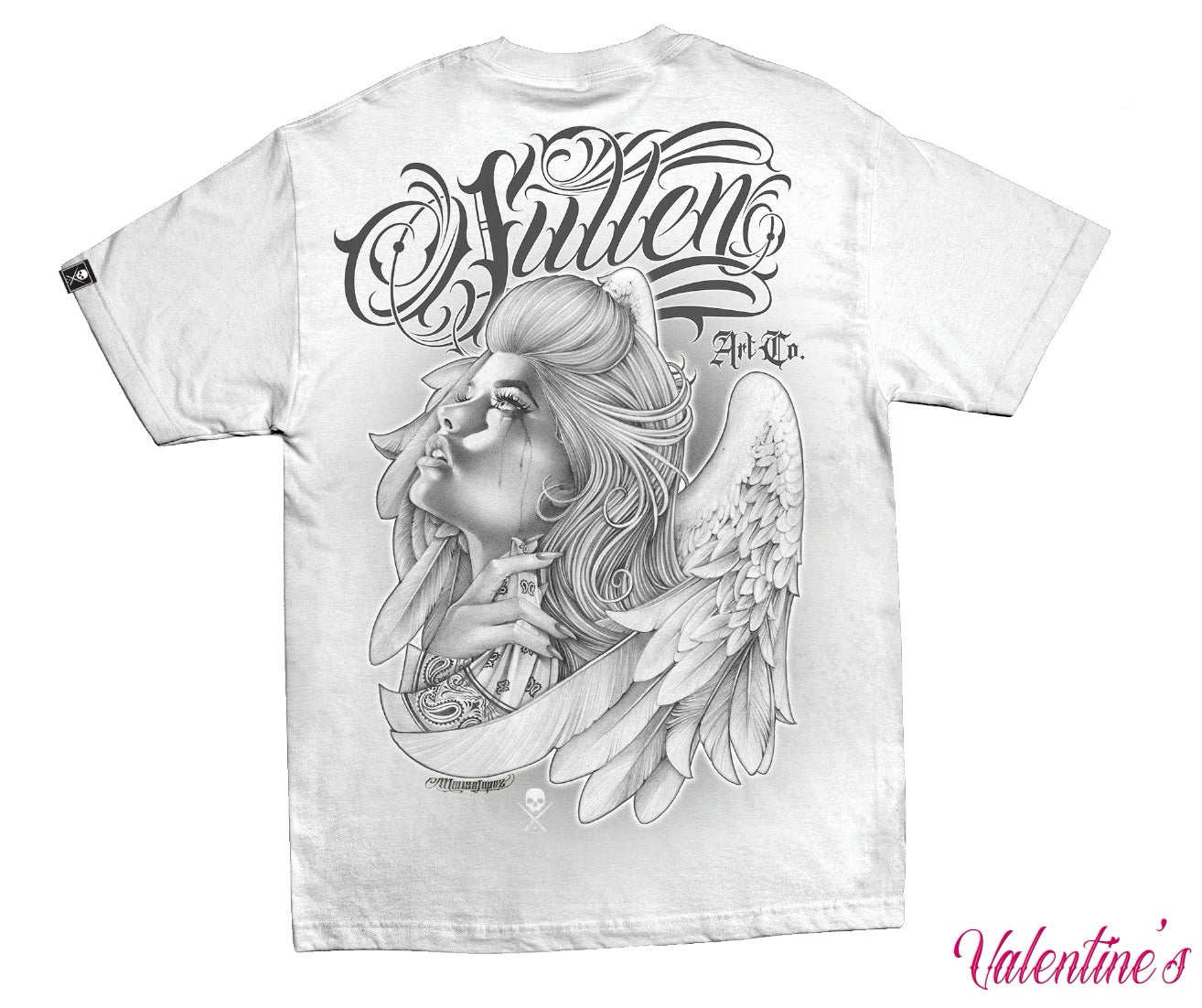 SULLEN CLOTHING HEAVEN SENT WHITE STANDARD T-SHIRT (L)