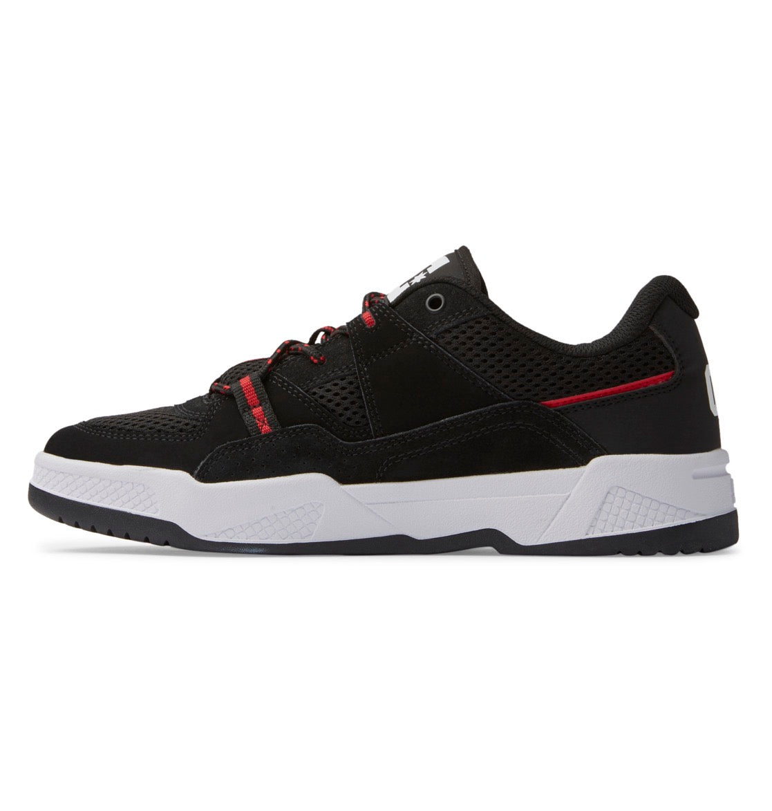 DC SHOES CONSTRUCT BLACK HOT CORAL TRAINERS