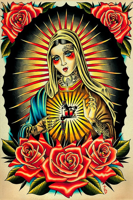FAITH MARY ART PRINT