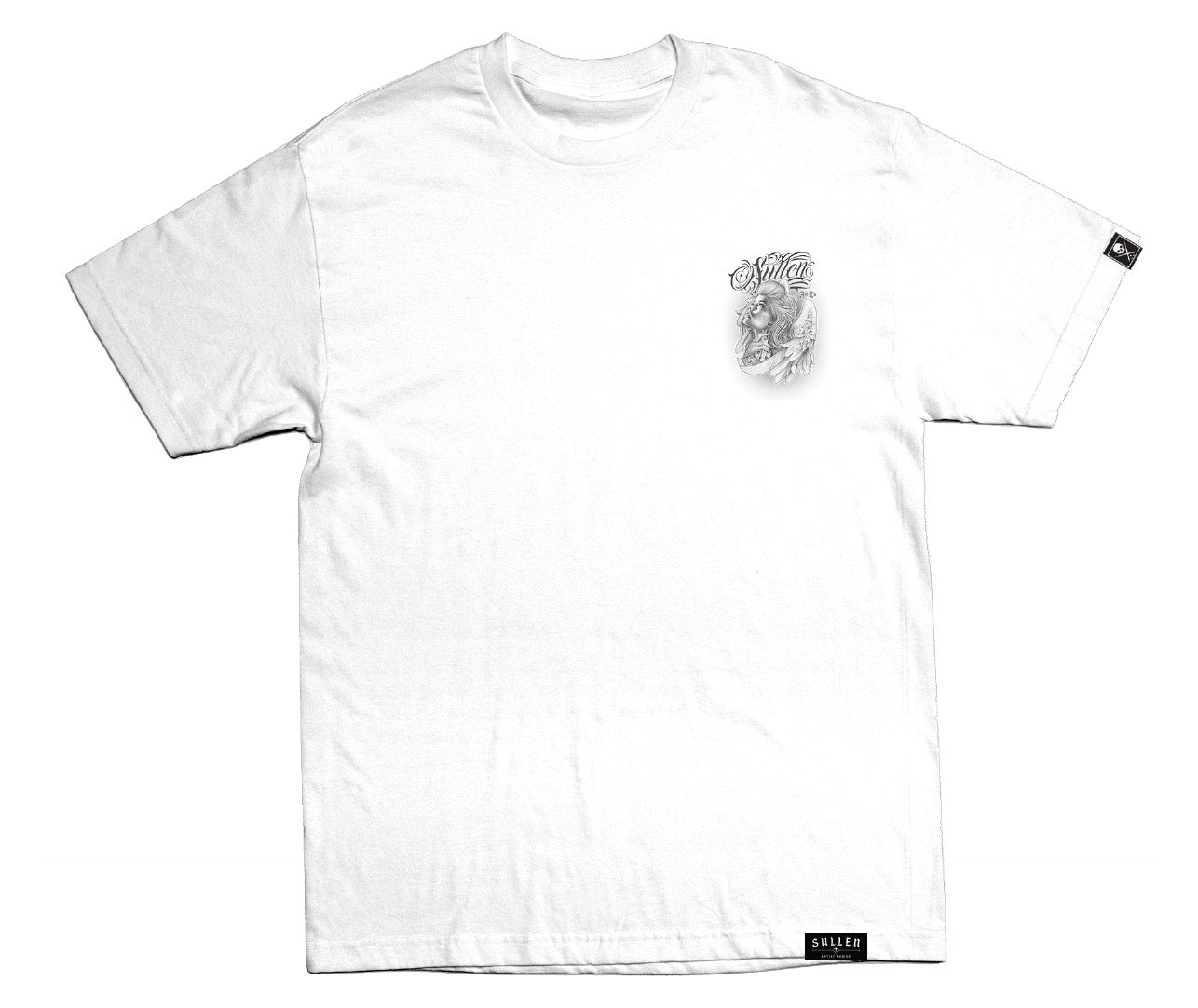 SULLEN CLOTHING HEAVEN SENT WHITE STANDARD T-SHIRT (L)