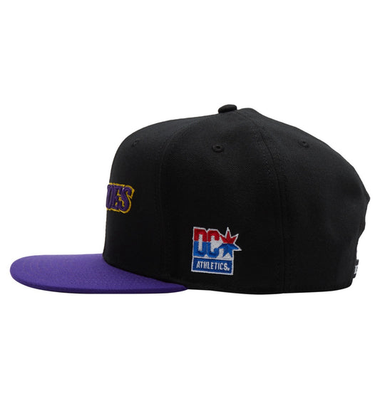 DC SHOES SHOWTIME EMPIRE BLACK & PURPLE SNAPBACK CAP HAT