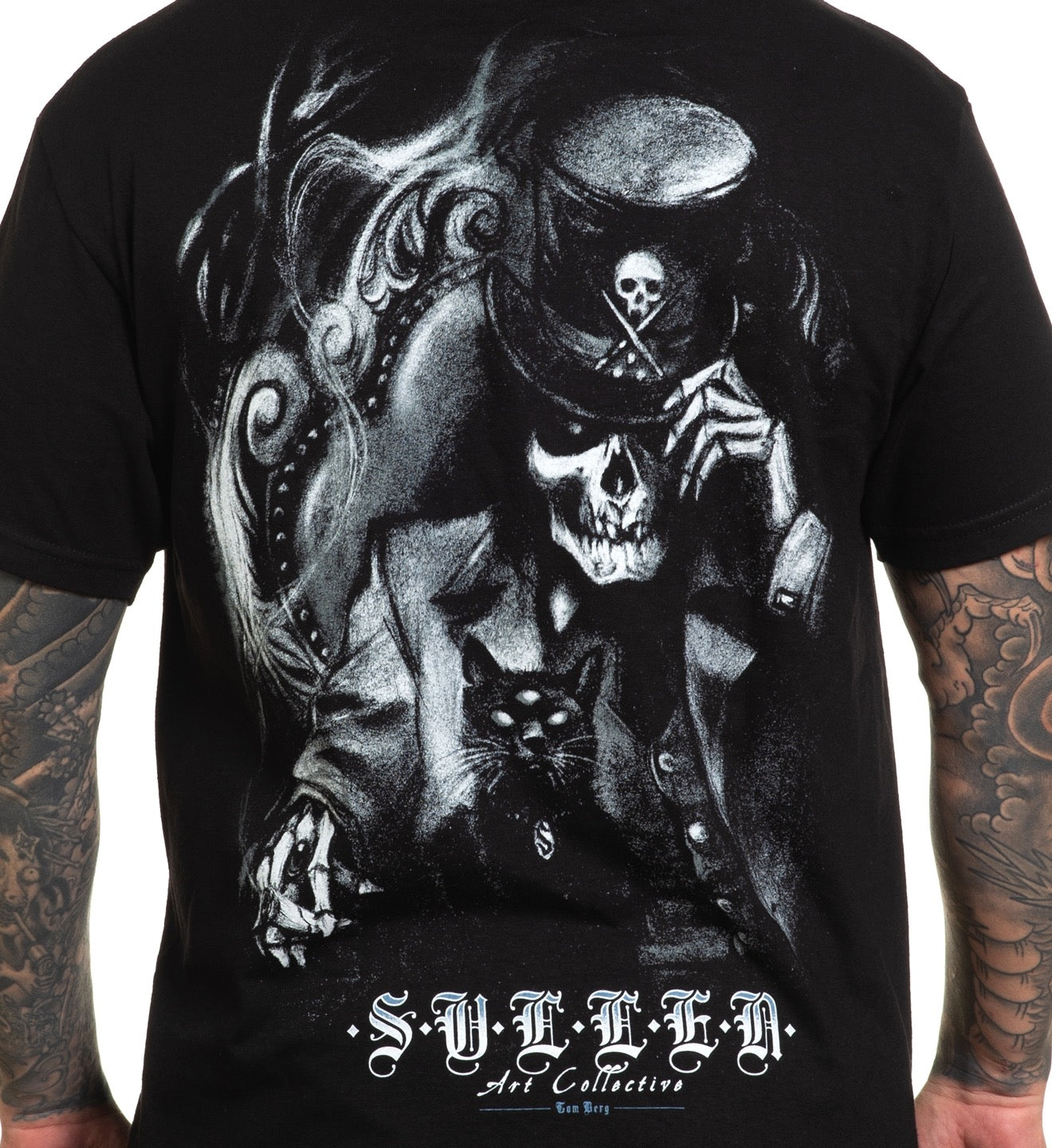 SULLEN CLOTHING BLACK CAT STANDARD T-SHIRT