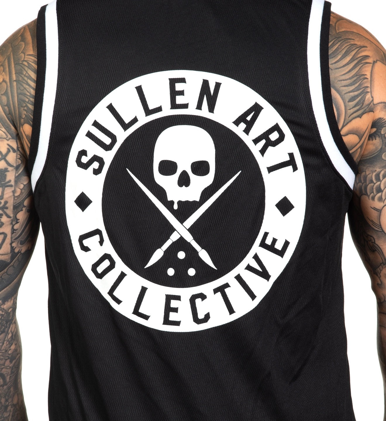 SULLEN CLOTHING BOH JERSEY TANK BLACK & WHITE