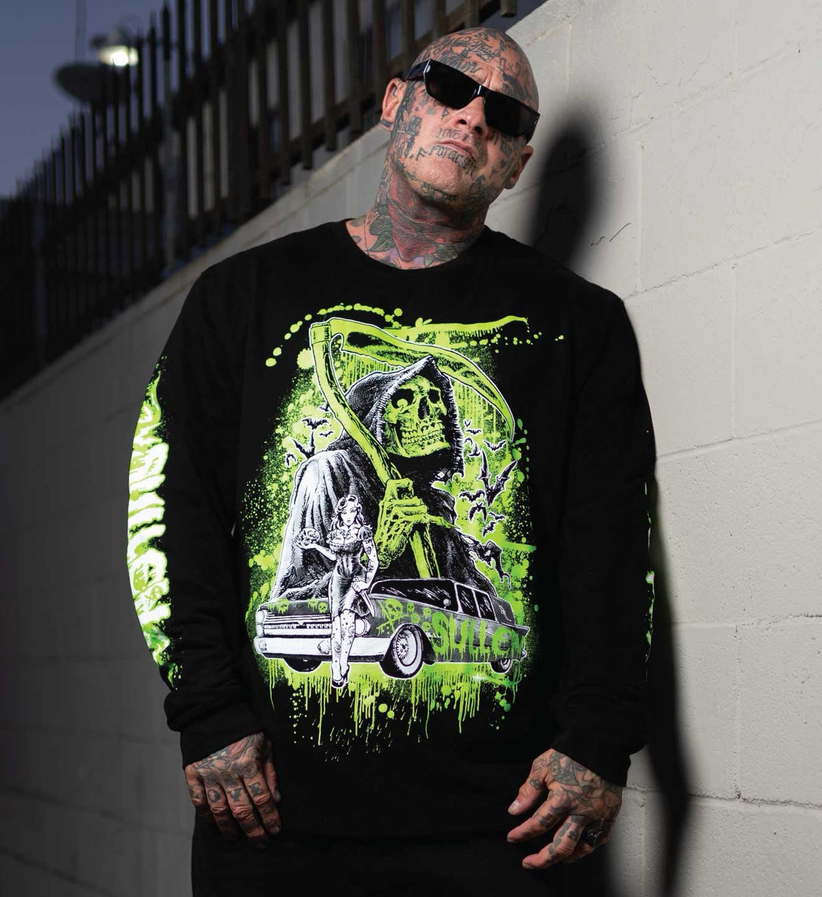 SULLEN CLOTHING NEVER LATE FRENCH TERRY LONG SLEEVE