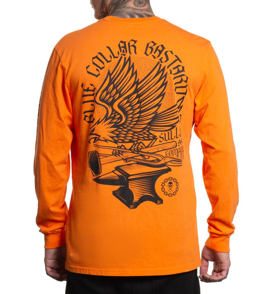 SULLEN CLOTHING FORGED ORANGE LONG SLEEVE PREMIUM T-SHIRT