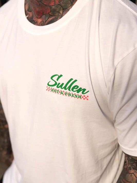 SULLEN CLOTHING HOT AND FRESH PREMIUM WHITE T-SHIRT
