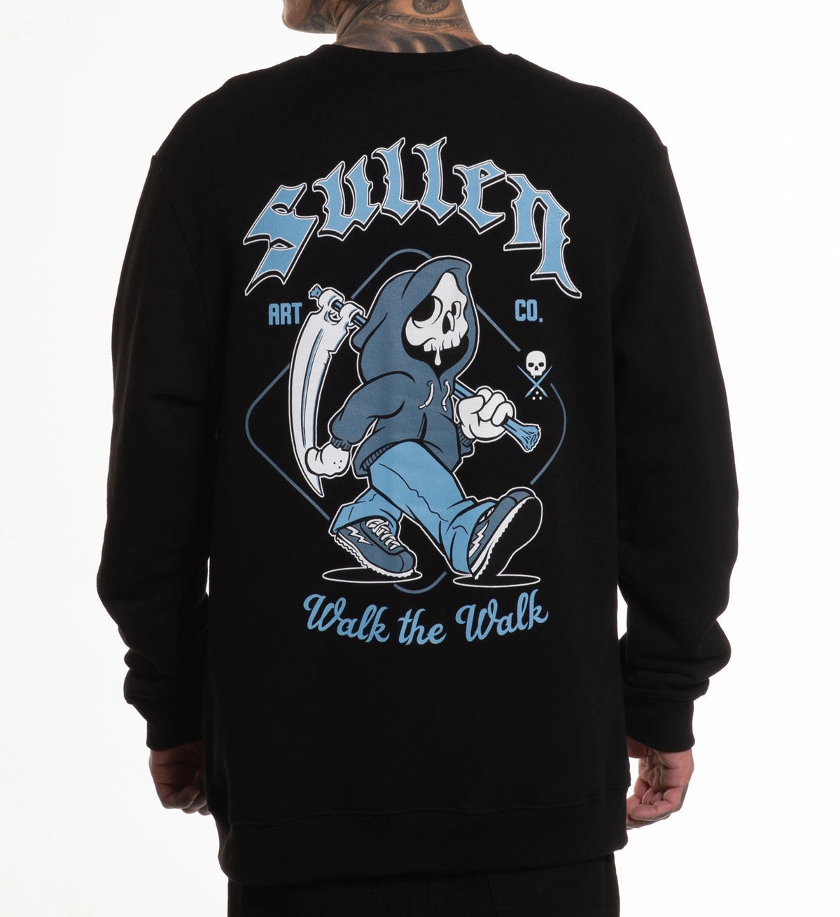 SULLEN CLOTHING WALK THE WALK CREWNECK SWEATSHIRT