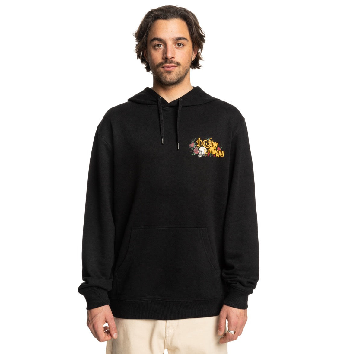 DC SHOES STANDOFF BLACK PULLOVER HOODIE