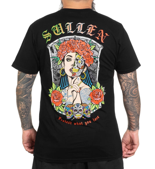 SULLEN CLOTHING SUGAR SKULL GIRL PREMIUM T-SHIRT