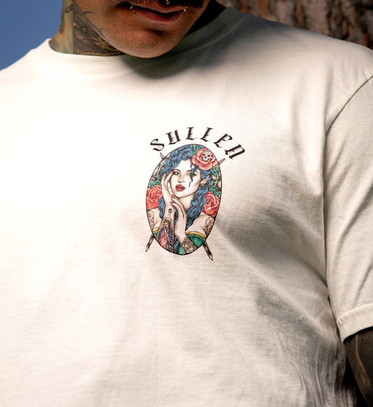 SULLEN CLOTHING HERMOSA ANTIQUE WHITE PREMIUM T-SHIRT