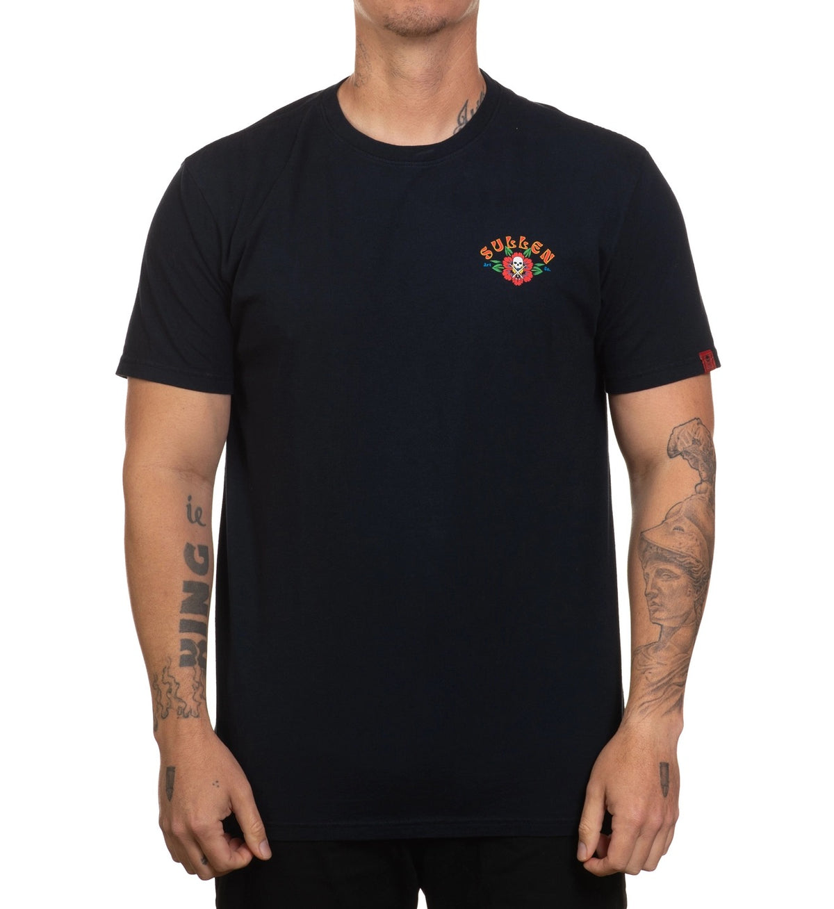 SULLEN CLOTHING TIKI PIN UP BLACK PREMIUM T-SHIRT