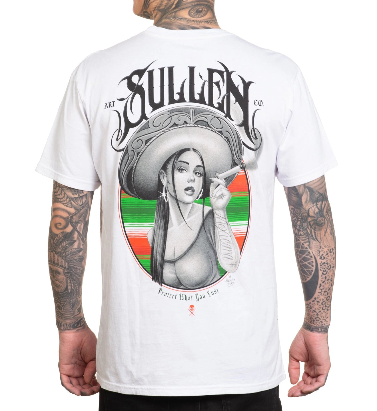 SULLEN CLOTHING MEXICANA WHITE PREMIUM T-SHIRT